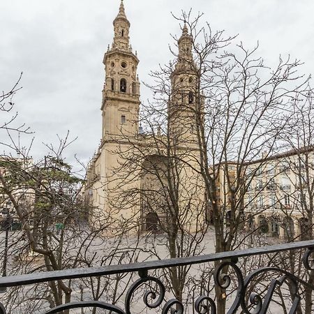 Apartamento La Redonda Catedral Y Aire Acondicionado Logroño Eksteriør billede