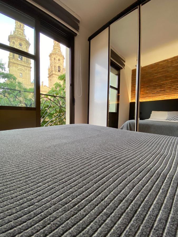 Apartamento La Redonda Catedral Y Aire Acondicionado Logroño Eksteriør billede